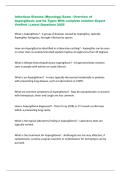 Infectious Disease &lpar;Mycology&rpar; Exam - Overview of  Aspergillosis and Its Types With complete solution&ndash;Expert  Verified &vert; Latest Questions 2025  