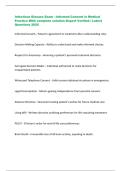 Infectious Disease Exam - Informed Consent in Medical  Practice With complete solution&ndash;Expert Verified &vert; Latest  Questions 2025  