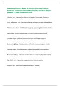 Infectious Disease Exam -Palliative Care and Patient Centered Communication With complete solution&ndash;Expert  Verified &vert; Latest Questions 2025 