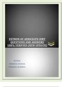 EXTRON AV ASSOCIATE CERT QUESTIONS AND ANSWERS 100&percnt; VERIFIED &lpar;NEW UPDATE&rpar;
