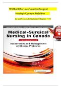 Lewis&colon; Medical-Surgical Nursing in Canada&comma; 4th Canadian Edition Complete All Chapters 1-72