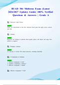 BUAD 304 Midterm Exam &lpar;Latest 2026&sol;2027 Update&rpar; Guide&vert; 100&percnt; Verified Questions & Answers &vert; Grade A