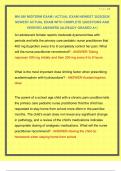MN 580 MIDTERM EXAM &sol; ACTUAL EXAM NEWEST 2025&sol;2026 NEWEST ACTUAL EXAM WITH COMPLETE QUESTIONS AND VERIFIED ANSWERS &vert;ALREADY GRADED A&plus;&vert; 