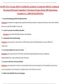 ALPP CLC Exam 2026 Certified Lactation Counselor &vert; Real Authentic Proctored Exam with 3 Complete Versions Each 100 Questions and Guide Answers&comma; 100&percnt; Verified Graded A&plus; &lpar;300 QUESTIONS&rpar;
