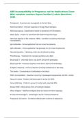 ABO Incompatibility in Pregnancy and Its Implications Exam  With complete solution&ndash;Expert Verified &vert; Latest Questions  2025  