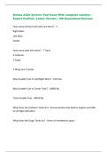 Breeze A220 System- Fuel Exam With complete solution&ndash;  Expert Verified &vert; Latest Version &vert; 100 Guaranteed Success 