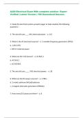 A220 Electrical Exam With complete solution&ndash; Expert  Verified &vert; Latest Version &vert; 100 Guaranteed Success