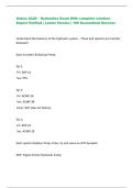 Airbus A220 &ndash; Hydraulics Exam With complete solution&ndash;  Expert Verified &vert; Latest Version &vert; 100 Guaranteed Success