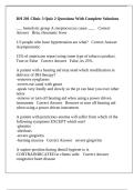 DH 201 Clinic 3 Quiz 2 Questions With Complete Solutions