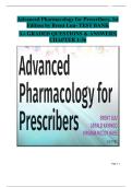 Advanced Pharmacology for Prescribers – Brent Luu (1st Edition) | Complete Test Bank with Questions & Answers (Chapters 1–36)