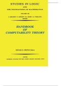 Handbook of Computability Theory &ndash; &lpar;1999&rpar; &ndash; Griffor &ndash; PDF