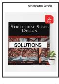 Solutions Manual to Structural Steel Design &lpar;3rd Edition&rpar; &vert; Aghayere