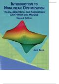 Introduction to Nonlinear Optimization &lpar;2023&rpar; &ndash; Beck &ndash; PDF