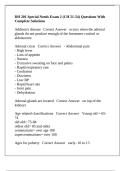 DH 201 Special Needs Exam 2 &lpar;CH 51-54&rpar; Questions With Complete Solutions