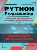 Python Programming Workbook for Blockchain Technology with Hashlib and JSON &lpar;2024&rpar; &ndash; Lucas &ndash; PDF