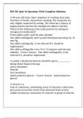 DH 201 Quiz &num;4 Questions With Complete Solutions