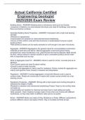 Package deal  for  California Certified Engineering Geologist  California Certified Engineering Geologist Study Guide Questions With 100&percnt; Accurate Answers 2025&sol;2026