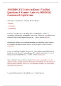 AMEDD CCC Midterm Exam &vert; Verified Questions & Correct Answers &vert; Updated 2025&sol;2026 &vert; Guaranteed High Scores