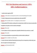 BLS Test &lpar;Latest 2026&sol;2027 Update&rpar; Complete Questions and Guide Answers &lpar;AHA&rpar; 100&percnt; Verified Graded A&plus;