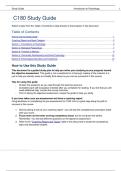 &colon; C180 Foundations of Psychology Study Guide &ndash; Key Concepts & Assessment Prep A&plus;