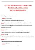 CAP Billy Mitchell Aerospace Practice Exam &lpar;Latest 2026&sol;2027 Update&rpar; Complete Questions and Guide Answers&comma; 100&percnt; Verified Graded A&plus;