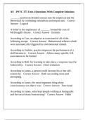 AU - PSYC 375 Unit 4 Questions With Complete Solutions