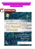 Test Bank for Edmunds' Pharmacology for the Primary Care Provider&comma; 5th Edition by Constance G&period; Visovsky &vert; 2025&sol;2026