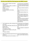 CPA Ethics Exam UPDATED ACTUAL Questions and CORRECT Answers 