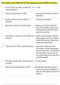 FES written exam UPDATED ACTUAL Questions and CORRECT Answers 