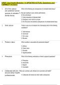 HPDP- Oral Health Modules 1-4 UPDATED ACTUAL Questions and  CORRECT Answers
