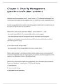 Chapter 4 Security Management questions and correct answers