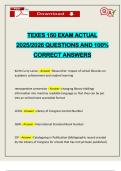 PACKAGE DEAL&colon;&colon;&colon; TEXES 150 SCHOOL LIBRARIAN EXAMS ACTUAL 2025&sol;2026 Q&A 100&percnt; PASS