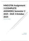 OTE2601 OCTOBER NOVEMBER PORTFOLIO &lpar;COMPLETE ANSWERS&rpar; 2025 - DUE October 2025