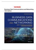 TESTBANK Business Data Communications and Networking&comma; 14th Edition