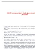 AEMT Protocols Study Guide Questions And Correct Answers