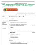 Shadow Health Focused Exam Hypertension And Type 2 Diabetes Week 10 patient Teaching Score&colon; 10 Out Of 10 Updated Study Solutions