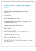 FHGEN 120 Midterm Exam with precise detailed solutions 