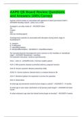 AAPD QE Board Review Questions and Answers 100&percnt; Correct