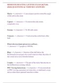 MISSOURI BOATING LICENSE EXAM &lpar;ACTUAL 2025&rpar; QUESTIONS & VERIFIED ANSWERS