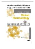 Test Bank Introductory Clinical Pharmacology 12th edition ford