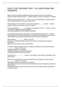 EDUC 2130 THEORIES TEST 1 & 2 QUESTIONS AND ANSWERS