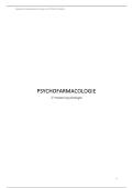 Samenvatting Praktische Psychofarmacologie