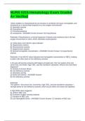 NURS 5315 Hematology Exam Graded A&plus; Verified