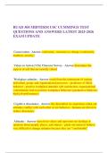 BUAD 304 MIDTERM USC CUMMINGS TEST QUESTIONS AND ANSWERS LATEST 2025-2026 EXAM UPDATE