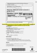 Pearson Edexcel Level 1&sol;Level 2 GCSE &lpar;9&ndash;1&rpar; Japanese Japanese PAPER 3&colon; Reading and understanding in Japanese Foundation Tier QP JUNE 2025