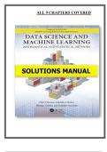 Data Science and Machine Learning&colon; Mathematical and Statistical Methods &lpar;2020&rpar; &ndash; Kroese &ndash; Solutions Manual PDF