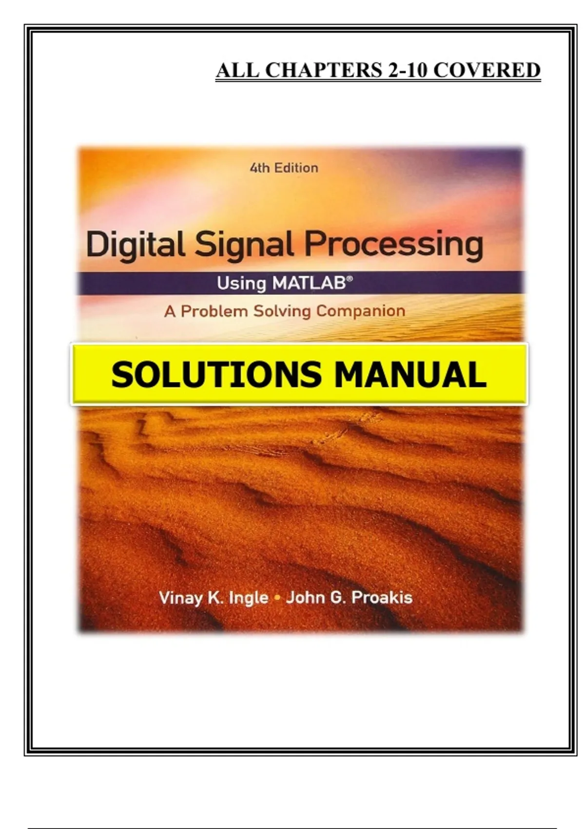 Digital Signal Processing Using MATLAB, 4th Edition (2017) – Ingle ...