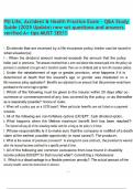 PSI Life&comma; Accident & Health Practice Exam &ndash; Q&A Study Guide &lpar;2025 Update&rpar; new set questions and answers verified A&plus; tips MUST SEE&excl;&excl;&excl;&period;pdf