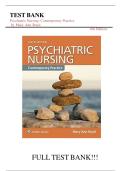 Psychiatric Nursing&colon; Contemporary Practice&comma; 6th Edition &ndash; Mary Ann Boyd &ndash; Complete Test Bank Latest Update