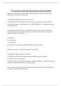 PHIL 1404 FINAL EXAM PREP UPDATED QUESTIONS AND ANSWERS
